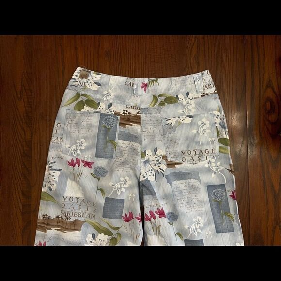 Caribbean Joe Crop Pants Size 8 - Picture 5 of 5